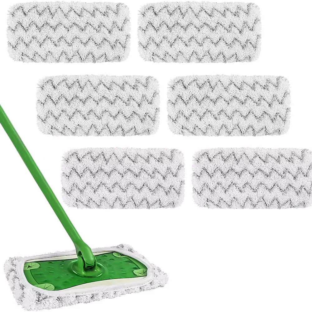 6 Pack Disposable Mop Pads For Swiffer PowerMop Multi-Surface Floor Mop Cleaning Tools Home Appliance Parts For Household