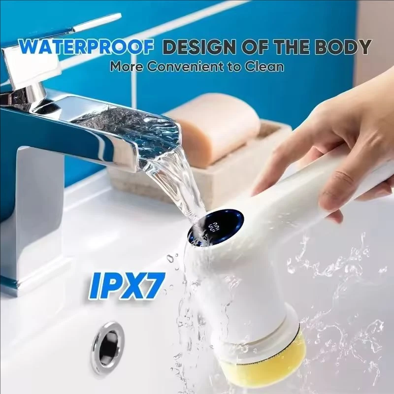 2026 Multifunctional Cleaner Brush Electric Household Cleaning Brushes Electric Kitchen Brush Cleaning Gadgets for Home Spin - Image 6
