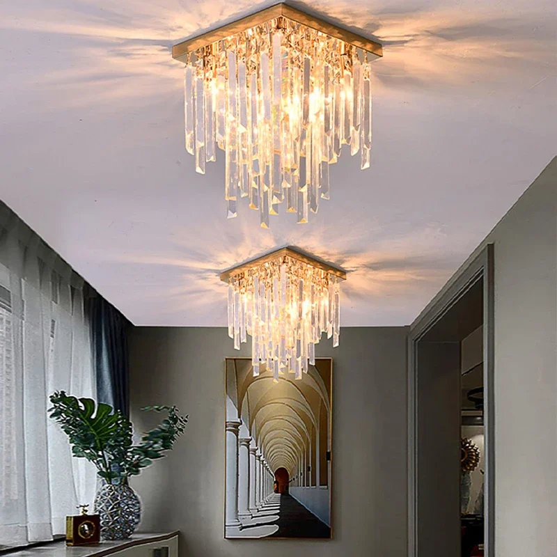 Modern Luxury LED Ceiling Lamps for Indoor Rooms Crystal Pendant Lights for Bedroom Dining Kitchen Island for Home Commercial - Image 5