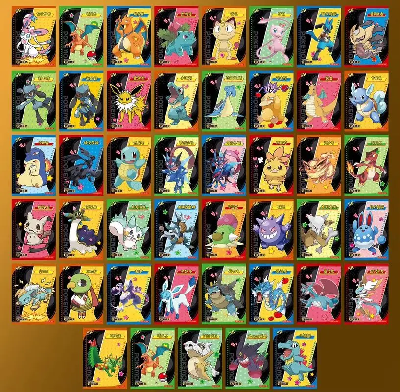 In Stock Pokemon 30pcs Anime Game Eif Card Luxury Pet Card Collection The 3 Version Exchange Gift Box Card Hobbies Christmas - Image 5