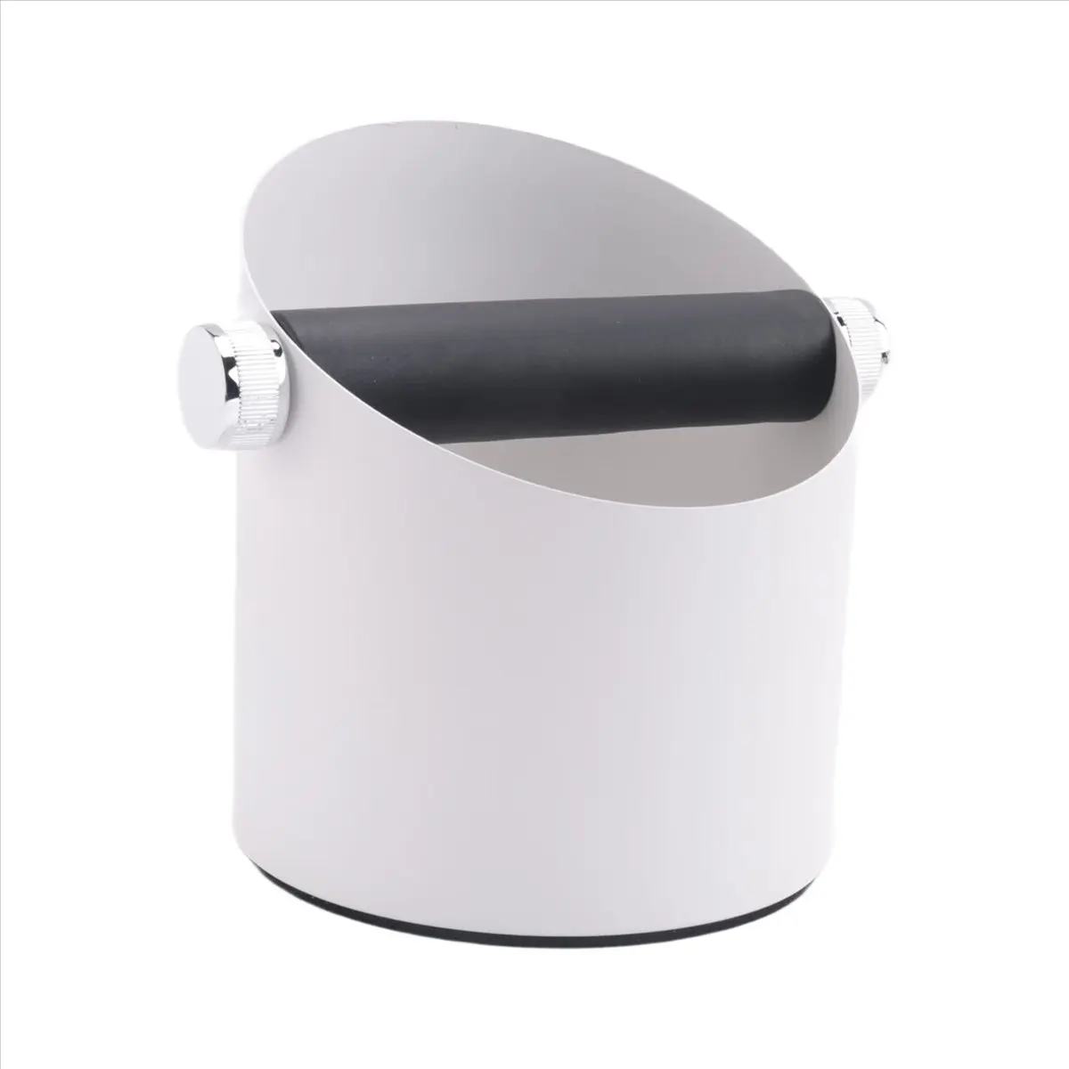 A006 Knock Box for Coffee with Removable Knock Bar Espresso Bin for Home Kitchen Office Espresso Machine Accessories-White - Image 2