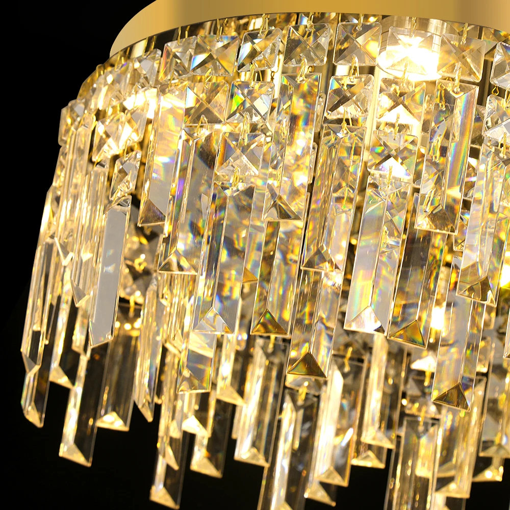 Modern Luxury LED Ceiling Lamps for Indoor Rooms Crystal Pendant Lights for Bedroom Dining Kitchen Island for Home Commercial - Image 6