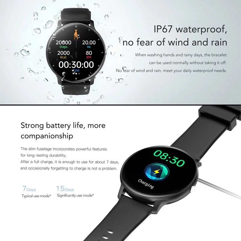 2026 New Ultra-Slim Smart Watch Men 100+ Sports Modes Heart Rate Monitoring AI Voice Assistant Bluetooth Call Smartwatches - Image 2