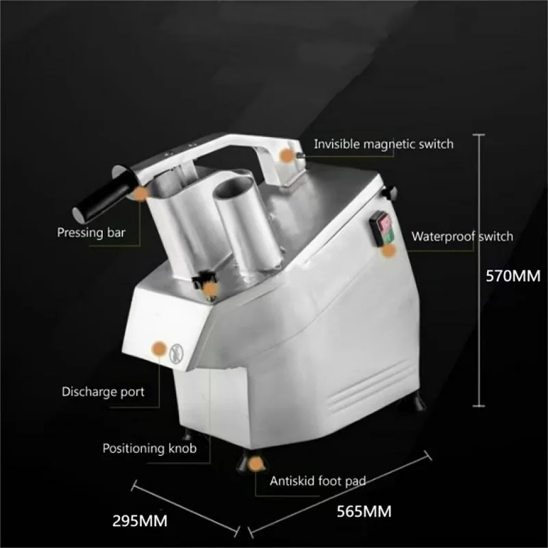 Cheap Price Commercial Industrial Home Restaurant Kitchen Electric Vegetable Cutter Machine - Image 2