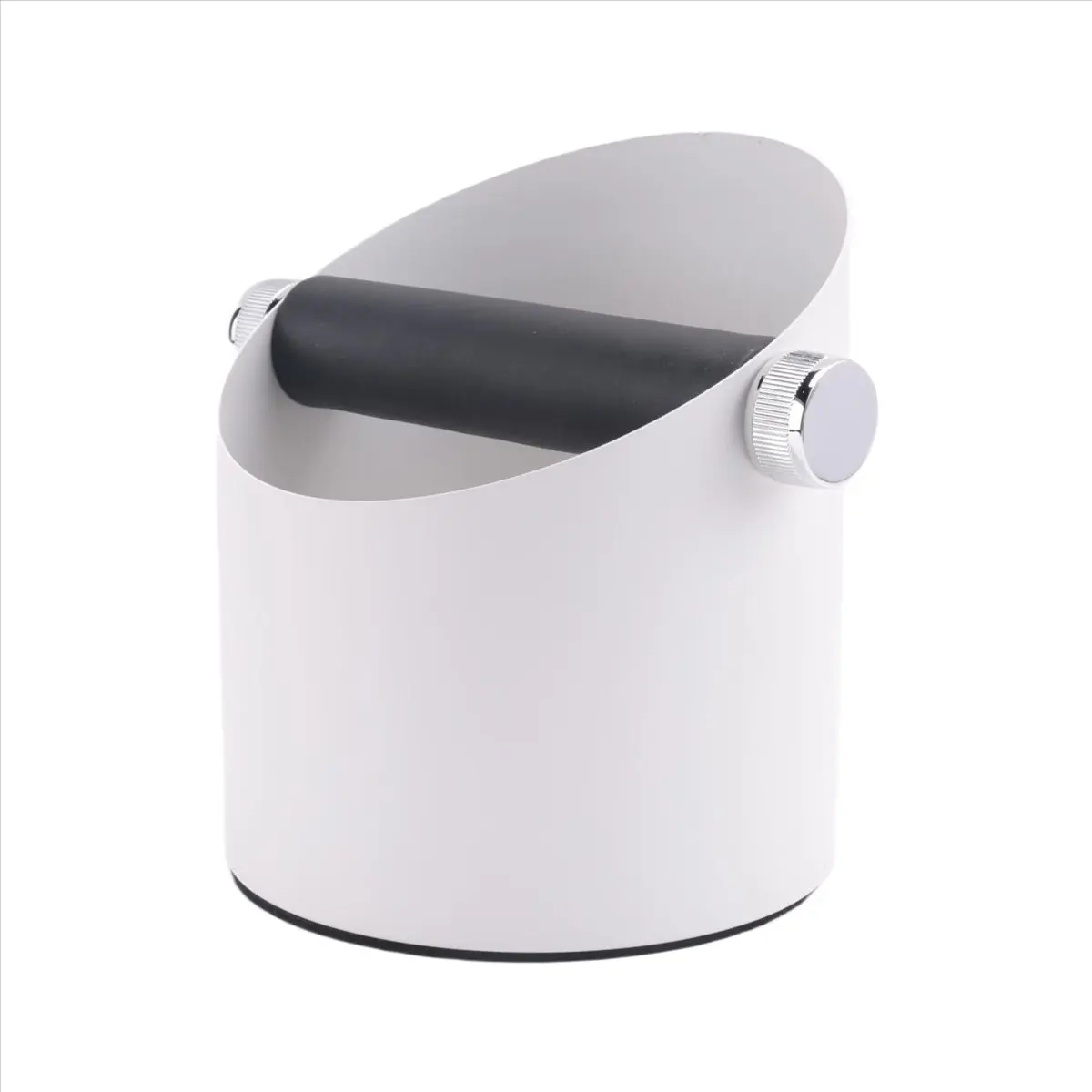 A006 Knock Box for Coffee with Removable Knock Bar Espresso Bin for Home Kitchen Office Espresso Machine Accessories-White - Image 3