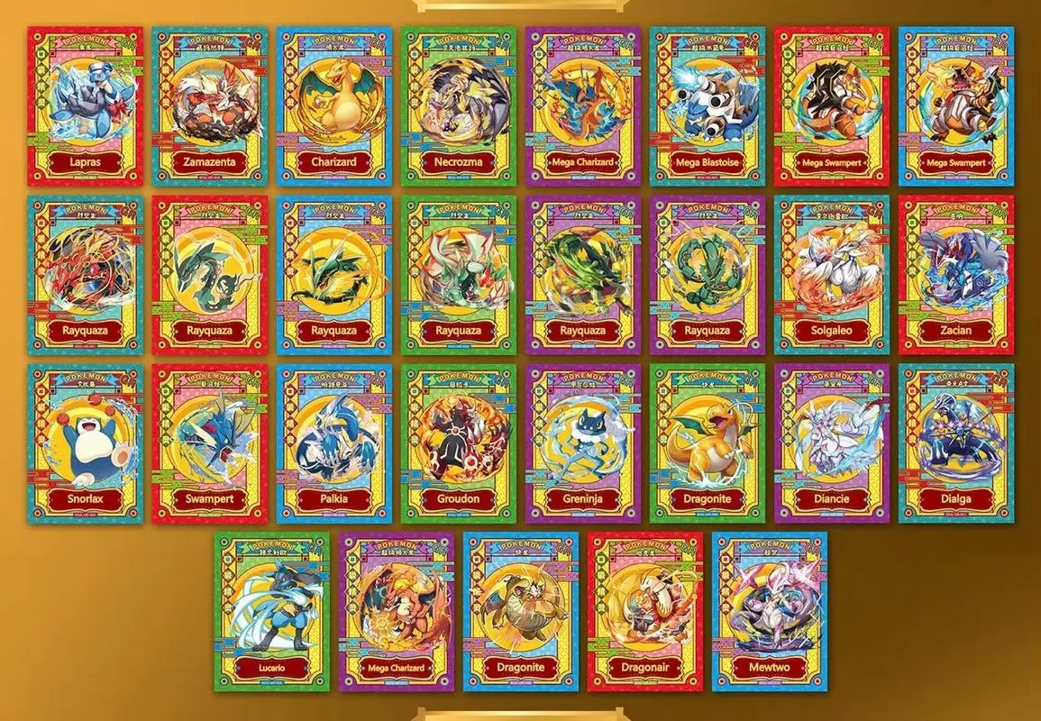 In Stock Pokemon 30pcs Anime Game Eif Card Luxury Pet Card Collection The 3 Version Exchange Gift Box Card Hobbies Christmas - Image 2
