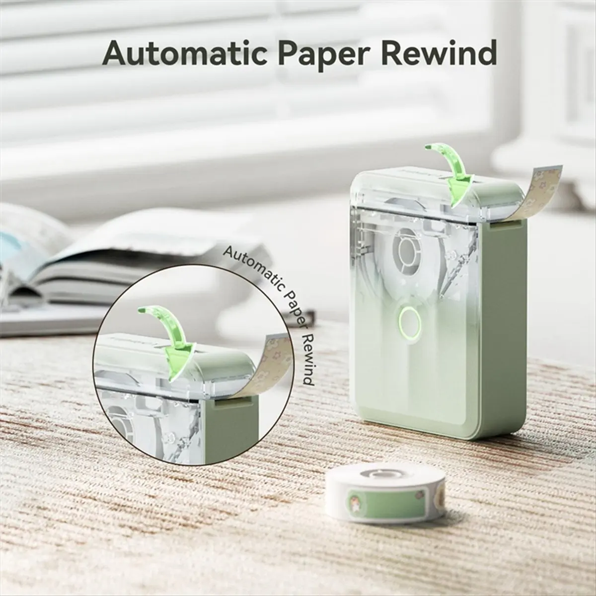 【A97zActivity】Mini Portable Thermal Label Printer Smart Label Maker Adhesive Photo Printer for Office Home Kitchen School Cable - Image 3